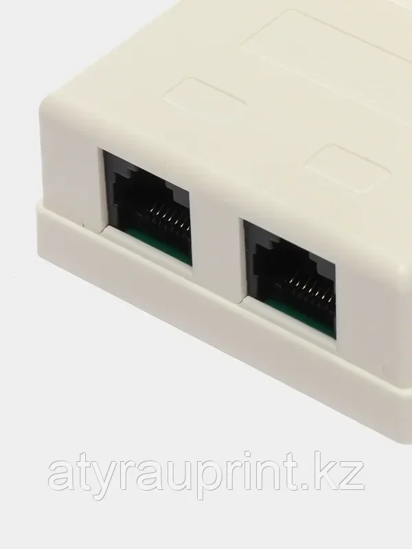 Розетка компьютерная 8P8C(CAT5e) на 2входа