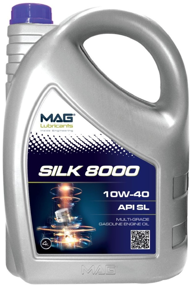 Моторное масло MAG SILK 8000 SAE 10W40 SL 4литра, фото 1