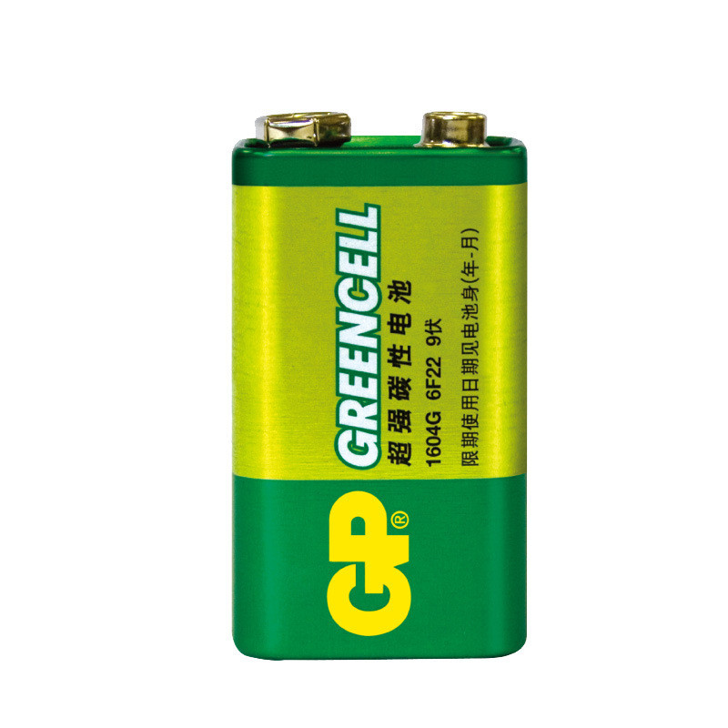 Батарейка крона 9v  GP Greencell 1604G/6F22