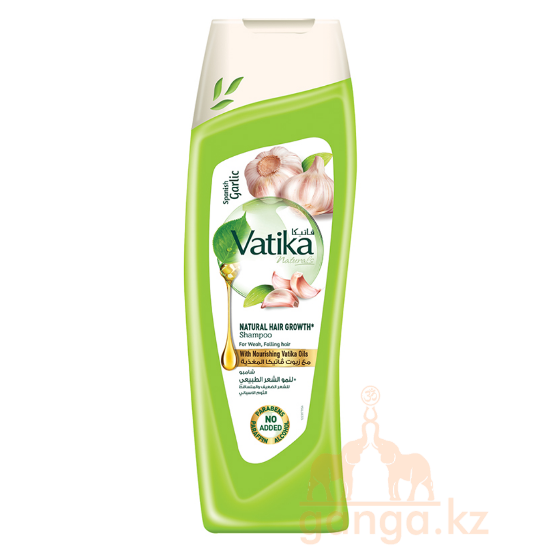 Шампунь для ломких и выпадающих волос с Чесноком (Garlic Vatika DABUR), 400 мл