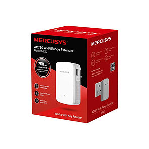 Усилитель Wi-Fi сигнала, Mercusys, ME20, 802.11a/b/g/n/ac, AC750, Порт RJ45 10/100 Мбит/с, фото 4