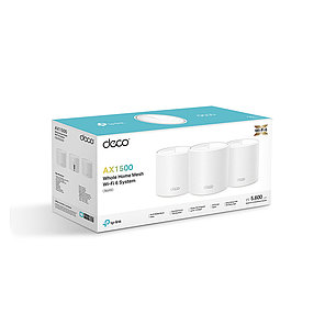 Беспроводная MESH-система Wi-Fi, TP-Link, Deco X10(3-pack), Wi-Fi 6, 802.11a/b/g/n/ac/ax, 2,4 ГГц/5 ГГц, AX1500, 2 гигабитных порт, фото 4