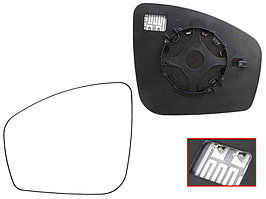 Стекло зеркало левая (L) на Nissan Almera 2012-18 с обогревом (SAT)