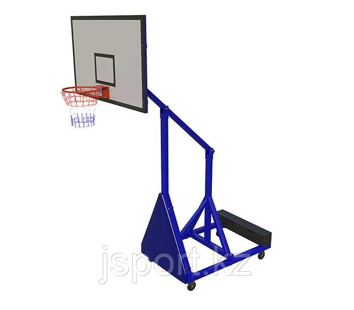 Стойка баскетбольная мобильная вылет 1,2м комплект щит 1800х1050 фанера, фото 1