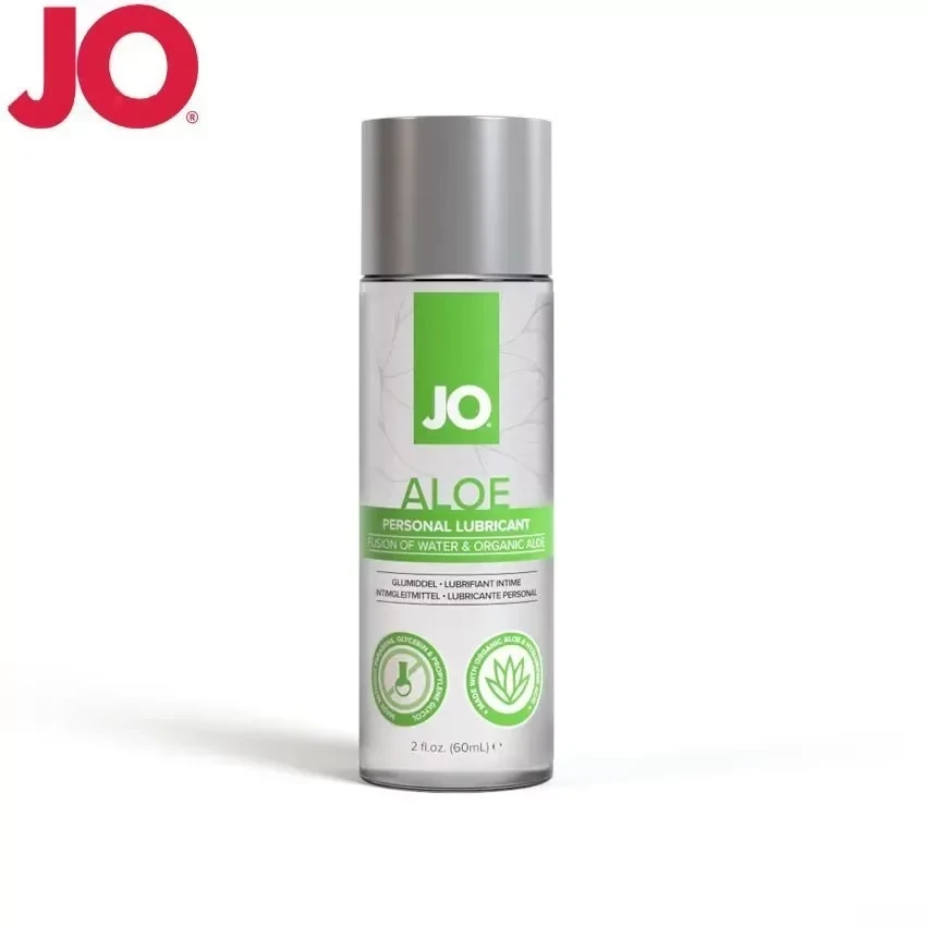 Лубрикант на водной основе с настоем органического алоэ и гиалуроновой кислоты/ JO ALOE - 60 мл., фото 1