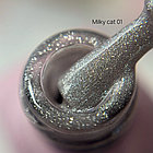 Гель лак Galaxy Milky Cat №01, 9g, фото 5