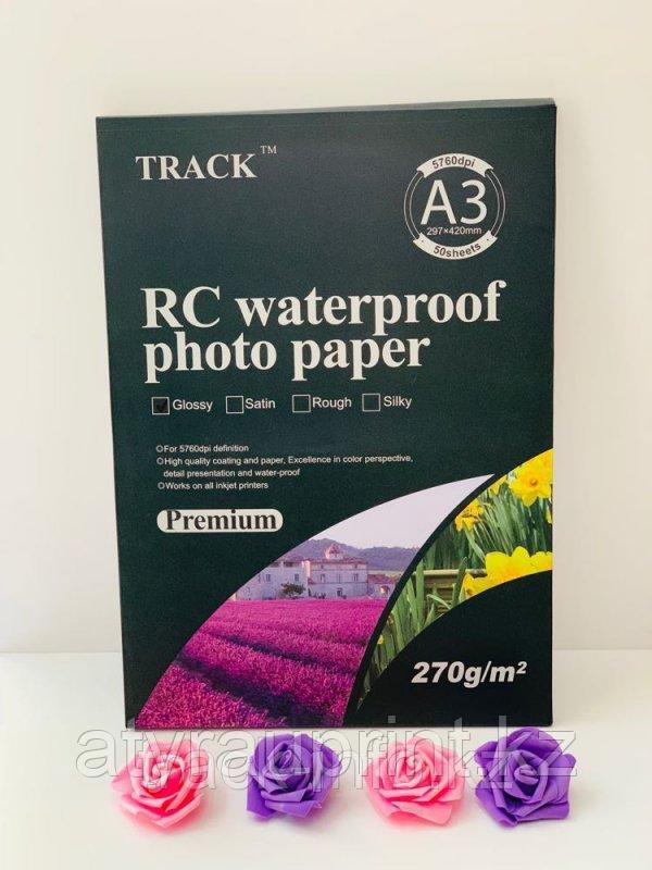 Фотобумага А3, Track-Premium глянцевая самоклейка 135г., 50лист