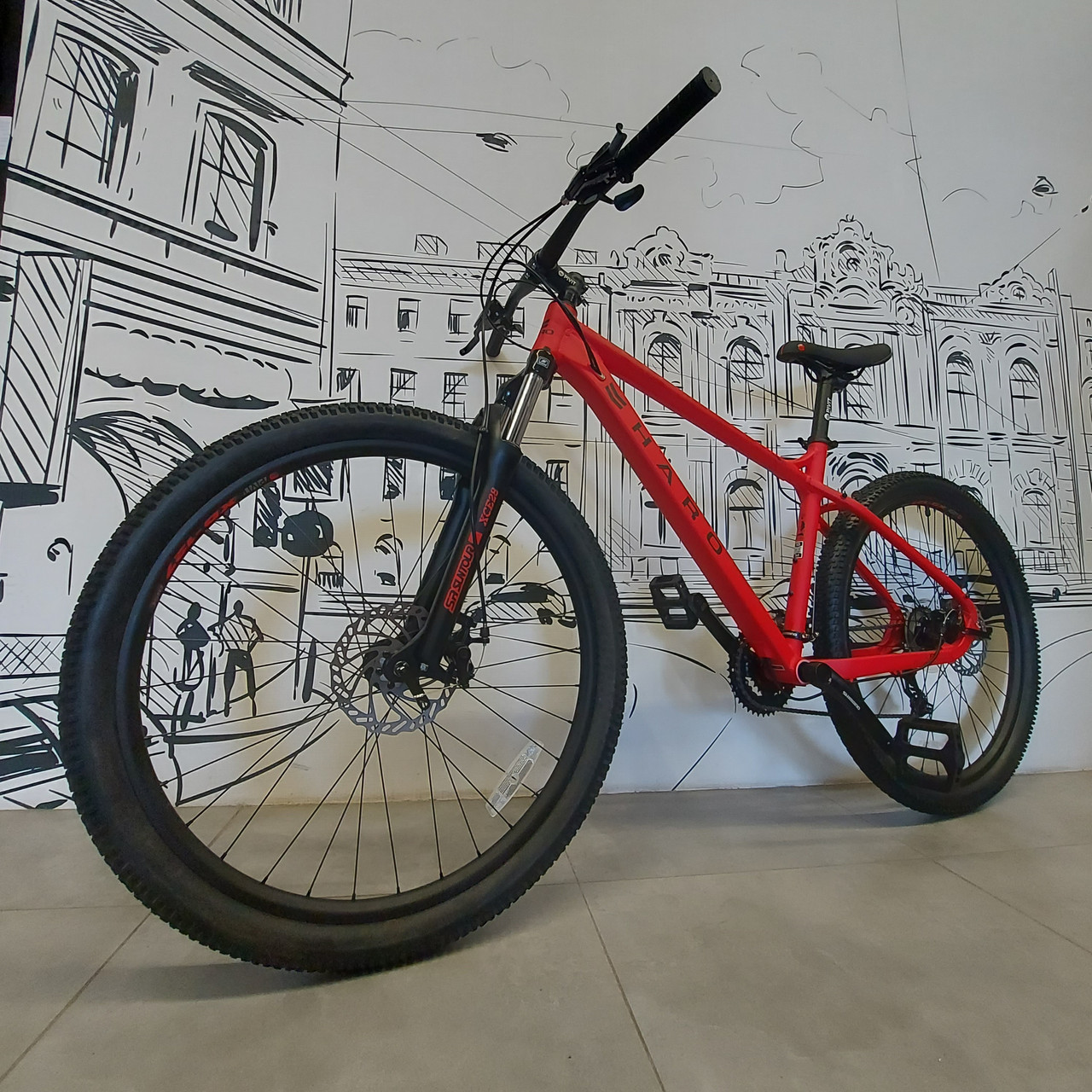 Горный Велосипед Haro Flightline Two 27.5" колеса. 18" рама. Цвет - Rosso Red. Скоростной. MTB., фото 1