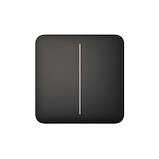 Ajax SoloButton (2-gang) белый/черный Кнопка для двухклавишного выключателя, фото 2