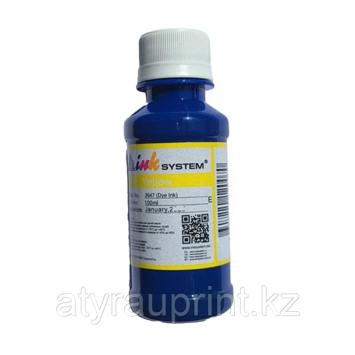 Чернила Epson yellow 100 ml, универсальные