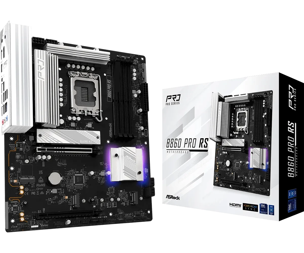 Материнская плата ASRock B860 PRO RS, фото 1