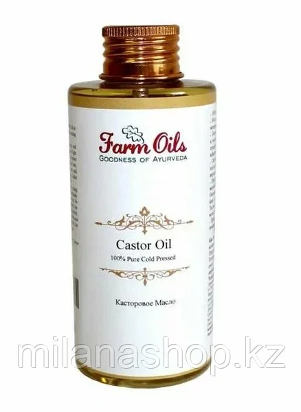 Farm Oils - Индийское пищевое касторовое масло холодного отжима 150 мл, фото 1