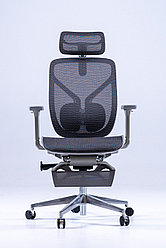 Офисное кресло с подставкой для ног Арт Строй Мебель 09-1x Grey