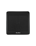 Shelbi STF-2SR-B Напольный/настольный лючок на 2 розетки, 2 RJ45 5e UTP, металл, чёрный, фото 6