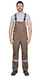 Костюм СИРИУС-МАСТЕР летний: куртка, полукомбинезон, кофейный с тёмно-коричневой отделкой, фото 6