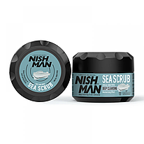 Скраб для лица "NISHMAN Sea Salt Scrub" с морской солью, для всех типов кожи.
