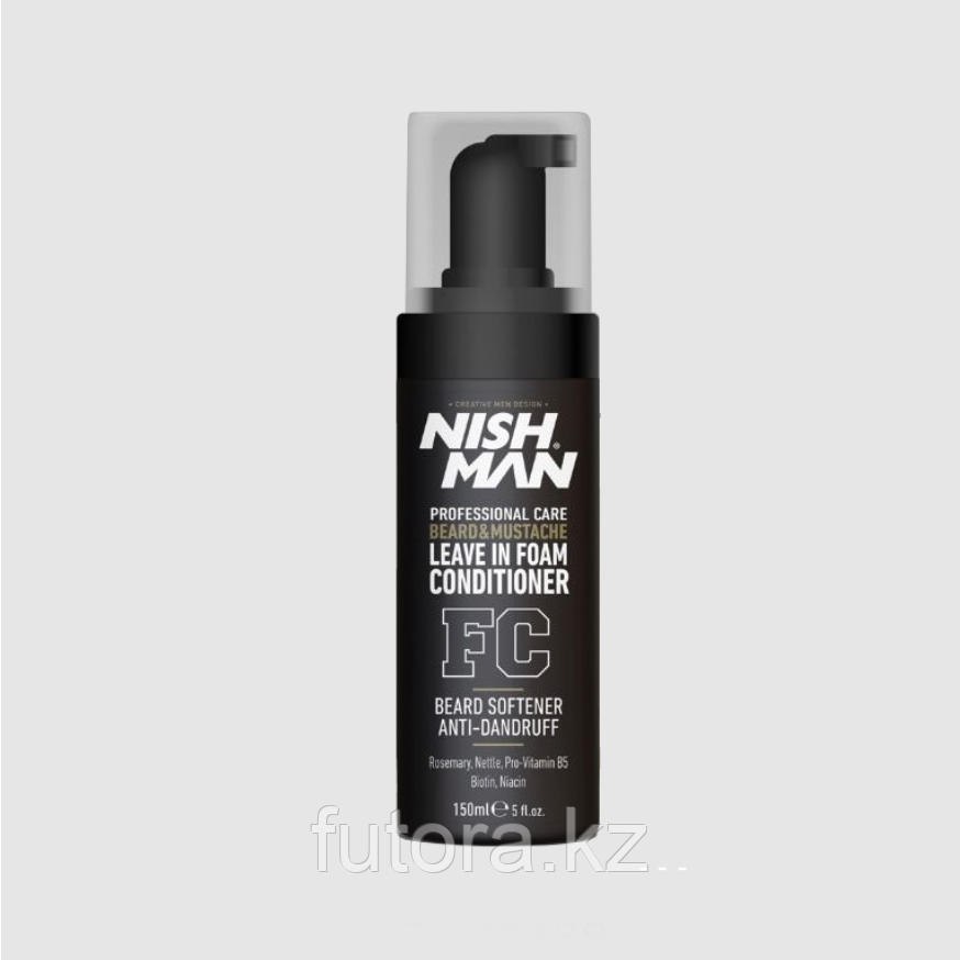 Пена-кондиционер для бороды и усов "NISHMAN Beard&Mustache Leave In Foam Conditioner FC", фото 1