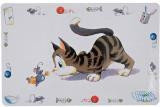 Коврик под миску "Кошка", 44 × 28 см