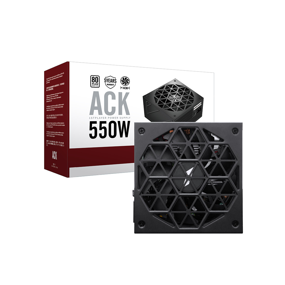 Блок питания 1STPLAYER HA 550W BK 2-027942 HA-550AC1-BK