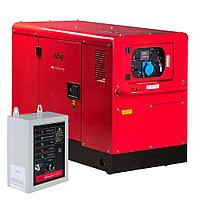 FUBAG Дизельный генератор с электростартером и коннектором автоматики DS 11000 AC ES (кожух) + Блок автоматики