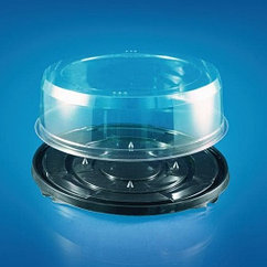 Упаковка для пирога ПР-Т-223 КП  ПЭТ  (110шт. в коробке).