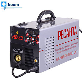 Сварочный полуавтомат Ресанта САИПА-200 ( 230±10% | 15 - 200А | MIG/MAG |  ПВ - 70%, Ø - 0,6/0,8/1,0 мм | MMA мм 5)