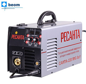 Сварочный полуавтомат Ресанта САИПА-220 ( 230±10% | 15 - 220А | MIG/MAG | ПВ - 70%, Ø - 0,6/0,8 /1,0 мм | MMA мм 5)