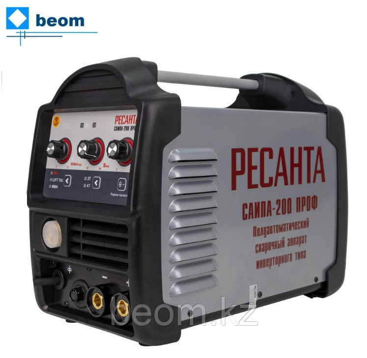 Сварочный полуавтомат Ресанта САИПА-200 ПРОФ ( 230±10% | 15 - 160А | MIG/MAG/TIG | ПВ - 60%, Ø - 0,6/0,8/1,0/1,2 мм | MMA мм 4)