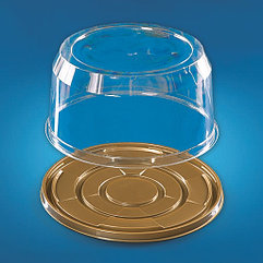 Тортница ПР-Т-193 Золотое дно  ПЭТ  (200 шт. в коробке)