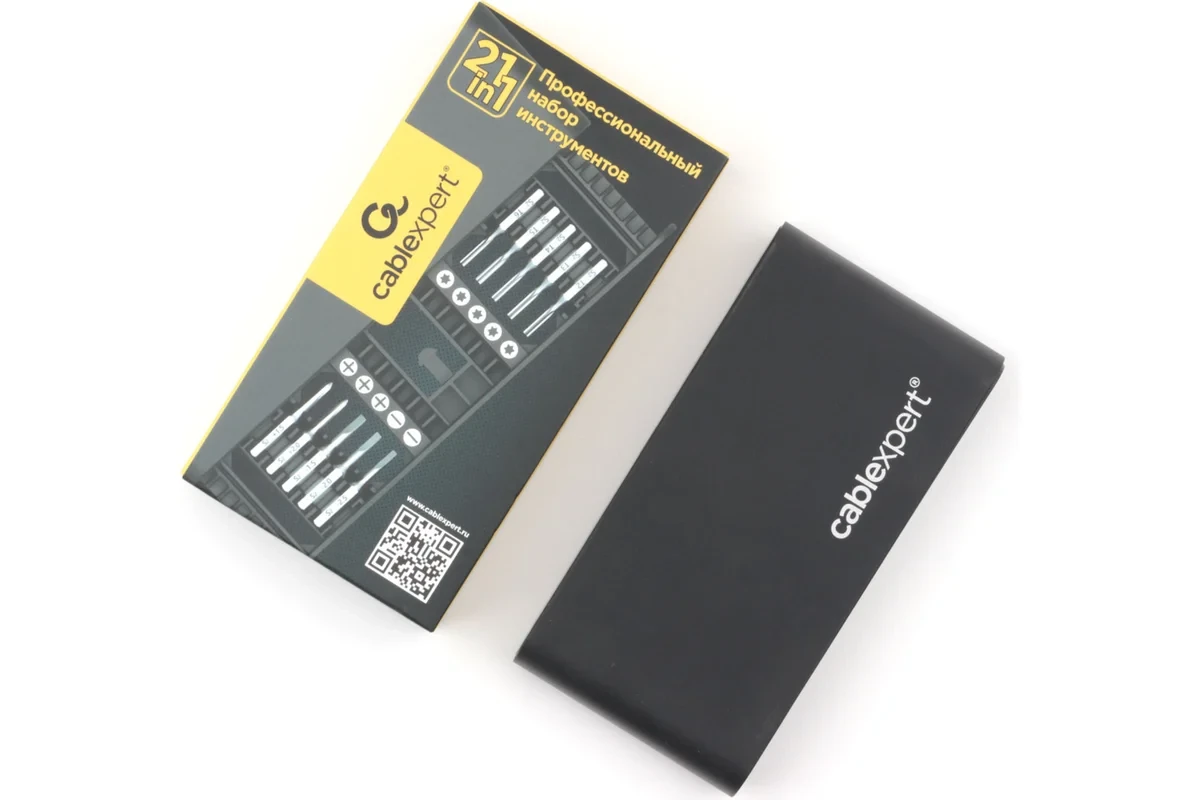 Cablexpert TK-SD-09R Отвертка с набором бит (21 предмет)