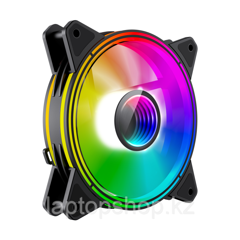 Кулер для кейса Gamemax FN 12Rainbow Q Infinity, 14050101220, 120мм ARGB, 34 CFM, 22.1 дБ, 1400±10