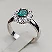 Кольцо Платина 900пр 16.5р изумруд 0.46Сt .бриллиант 0,45Ct VVS2-VS1/F-G, фото 9
