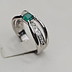 Кольцо Платина 900пр ,IGI .16.5р изумруд 0.41Сt .бриллиант 0,21Ct SI1/G-H, фото 10
