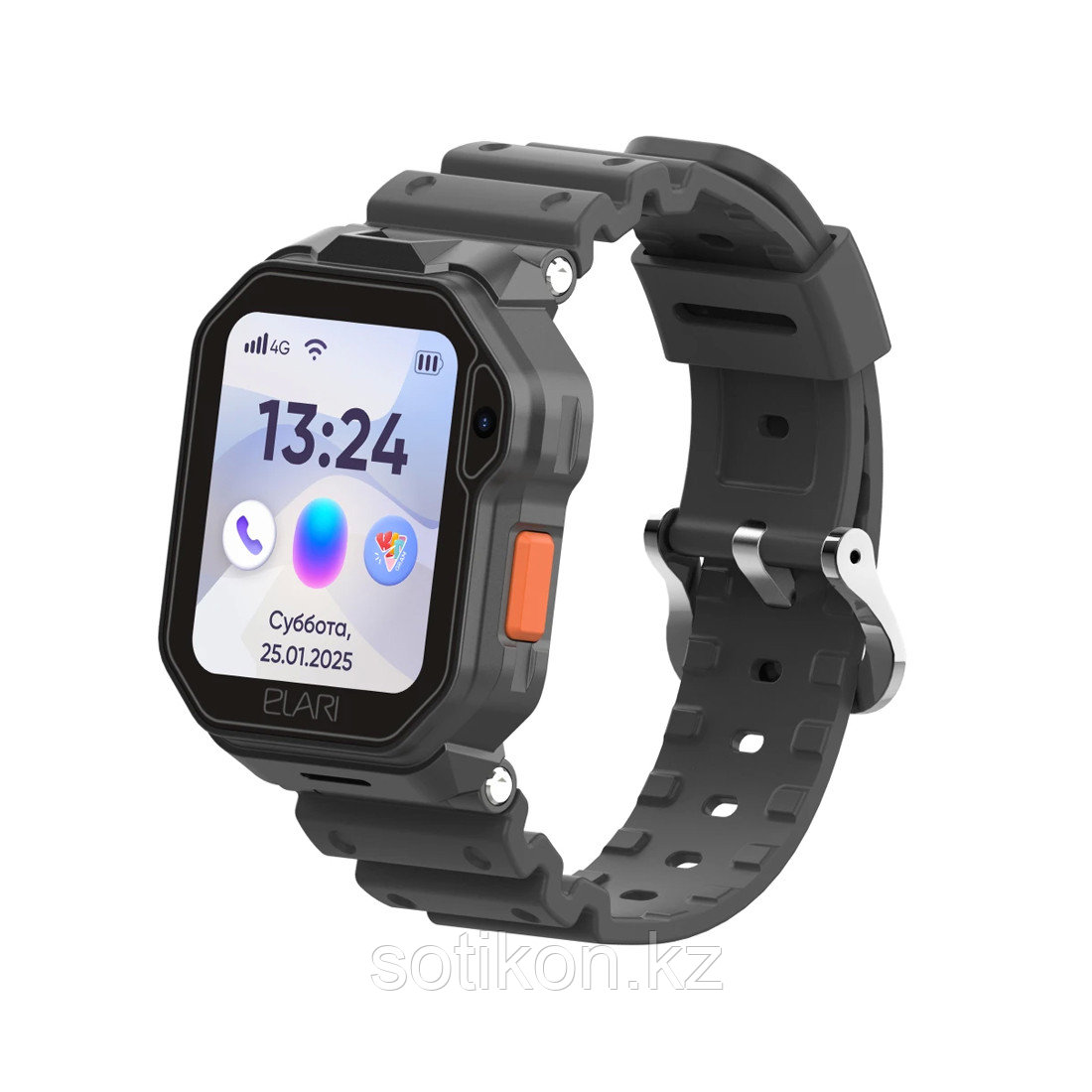 Смарт часы Elari KidPhone 4G Techno Черный