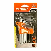 Набор ключей Patriot SKH-9 шестигранные, шарообразный наконечник 9 в 1 350002003