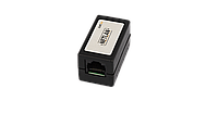 Кабельный соединитель RJ45-RJ45 (8P8C), Кат.5e, неэкран., черный, 10шт.