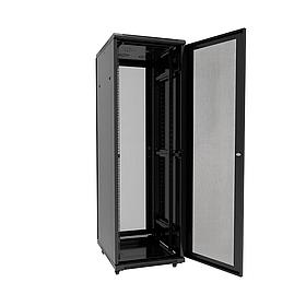 Серверный шкаф LinkBasic NCE42-66-DDA-C-NA 42U, 600×600×2000, черный, перфорированные двери