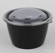 Контейнер круглый 500/144 мл.черный ПП Ake Plast (аке пласт) 500шт/кор