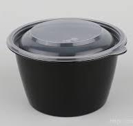 Контейнер круглый 750/144 мл.черный ПП Ake Plast (аке пласт) 500шт/кор