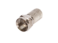 Коннектор F-типа для коаксиальных кабелей RG6, накручивающийся, 100 шт.