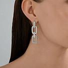 Серьги из серебра с фианитами 94027017, фото 3