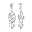 Серьги из серебра Diamant 94-121-02381-1, фото 2