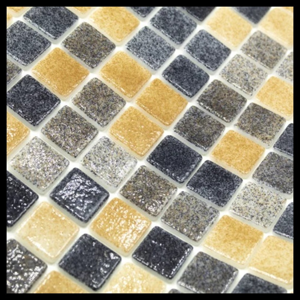 Стеклянная мозаика для бассейна Reviglass PA-09 Sandstone (Paradise Stones, цвет - песочный камень)