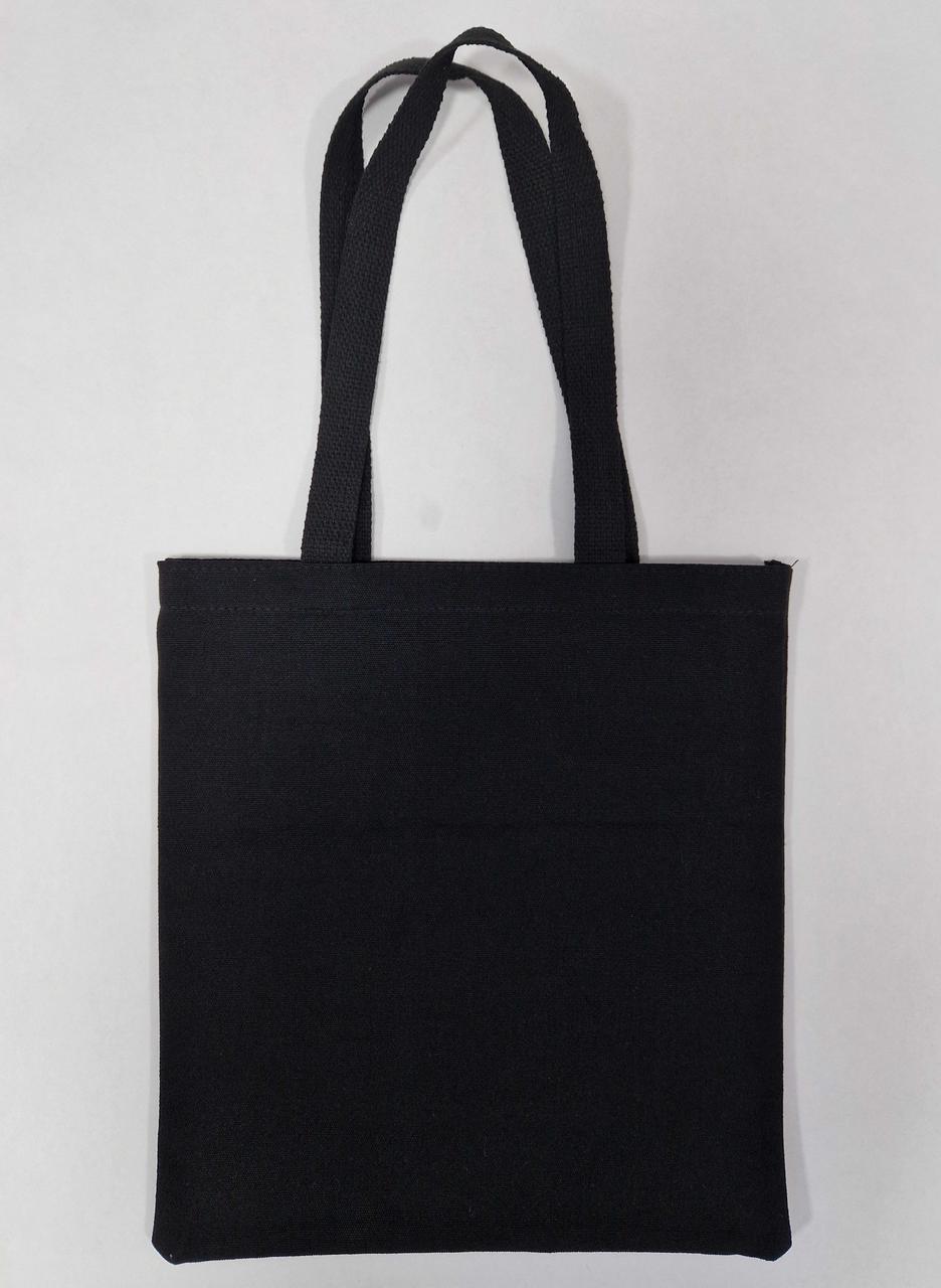 Сумка для покупок из плотного хлопка Черный - фото 1 - id-p124978776