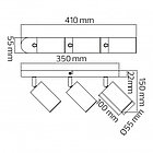 Светильник накладной JOKER-3 белый, фото 2