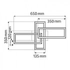 Люстра светодиодная CONCORDE 24W 4000K, фото 3