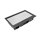 Лючок напольный c изменяемой глубиной DKC 88316 16 модулей Чёрный