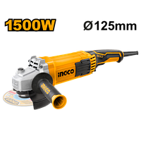 Угловая шлифовальная машина 1500 Вт 125 мм (4) INGCO AG150028 INDUSTRIAL