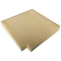 Прямой угловой копинговый камень Carobbio Expo, 390x390 мм (песочный)