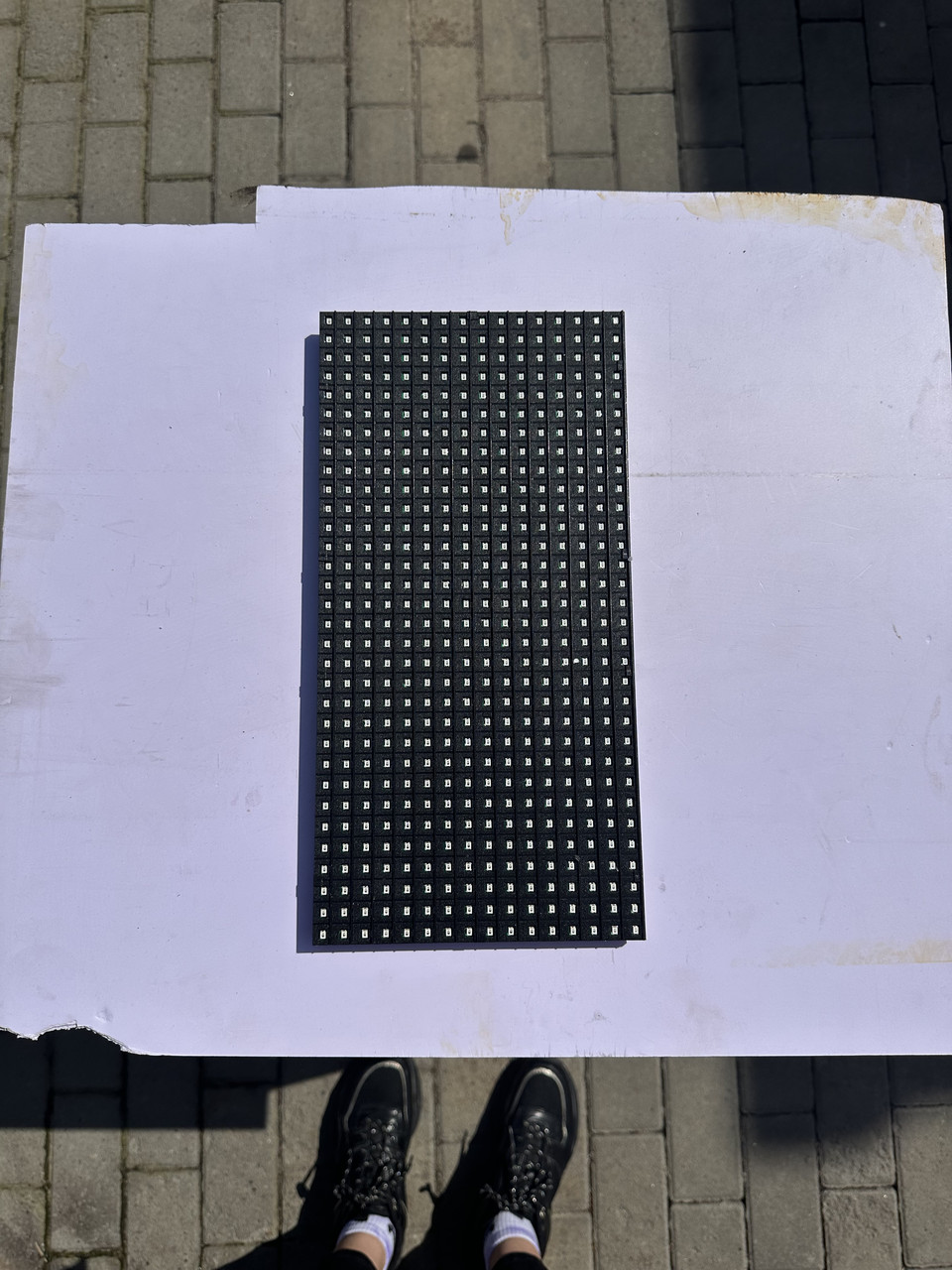 LED светодиодный модуль монохром SMD,  P10, Зеленый супер яркий 320мм × 160мм